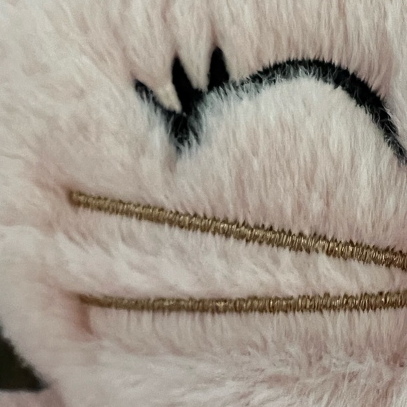 NWOT The Children's Place Powder Pink Plush Cat Backpack Purse Bag NEW - Picture 11 of 17